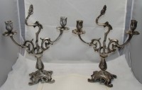 Канделябры подсвечники винтажные 2 шт. (M455)