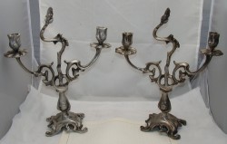 Канделябры подсвечники винтажные 2 шт. (M455)