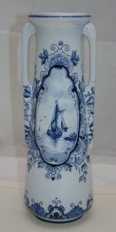 Delft Ваза винтажная с дефектом (M554)