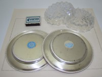 Wolff две винтажные икорницы (A740)