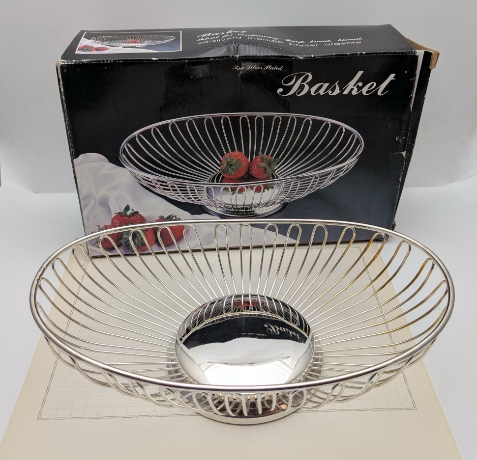 Корзинка-фруктовница винтажная (B036)