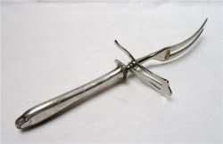 Вилка для мяса с откидной подставкой (H893)