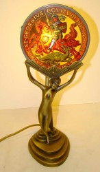 Лампа настольная статуэтка (F413)