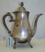 Кофейник чайник старинный Leonard Silver (Q713)