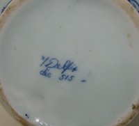 Delft Ваза старинная с реставрацией (M555)