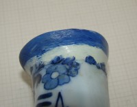 Delft Ваза старинная с реставрацией (M555)