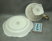 Hutschenreuther чайные пары старинные 4 шт. (M653)