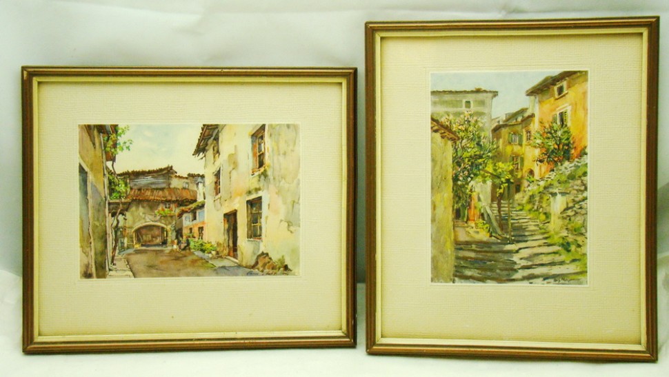 Картины парные винтажные (W603)