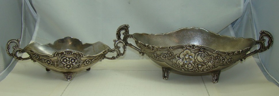 Конфетницы винтажные большая и средняя (M165)