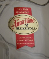 Annа Hutte хрустальная вазочка Сердечко (A445)