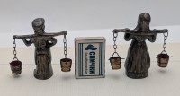 Фигурки старинные Голландские водоносы пара (B234)
