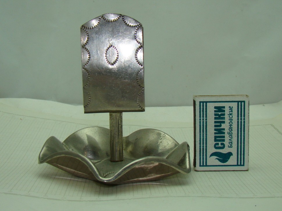 Спичечница с пепельницей старинная (V192)