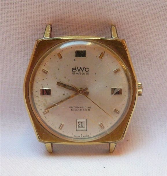Часы наручные швейцарские BWC (J257)