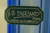J.G. Durand вазочка хрустальная в стиле Ар Деко (X700)