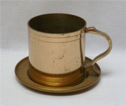 Подстаканник чашка с блюдцем (K909)