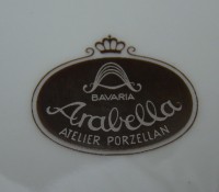 Arabella тарелочки винтажные декоративные Фрукты 4 шт. (Y913)