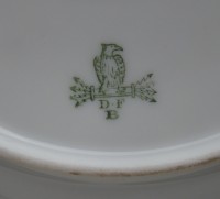 De Fuisseaux Baudour тарелки старинные 9 шт. (M557)