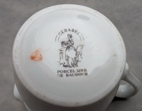 Cerabel Porcelaine de Baudour старинный молочник (A841)