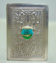 Спичечница MERCATOR с картой Бельгии (U445)