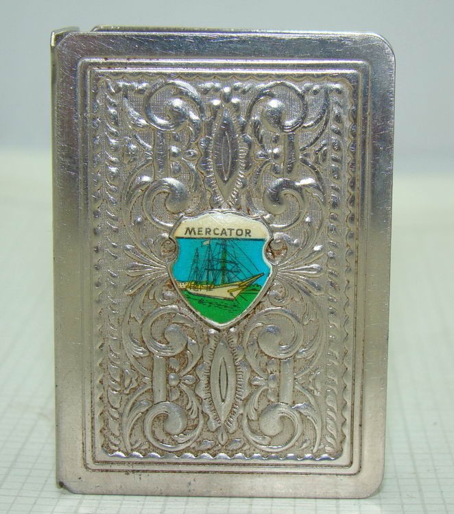 Спичечница MERCATOR с картой Бельгии (U445)