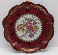 Zeh Scherzer винтажная тарелка Цветы (B135)