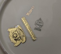 Zeh Scherzer винтажная тарелка Цветы (B135)