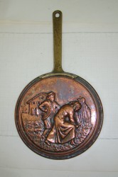 Сковорода медная декоративная (N258)