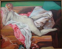 Картина копия Франсуа Буше Отдыхающая девушка (Y717)