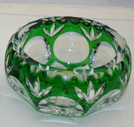 Вазочка хрустальная винтажная (M074a)