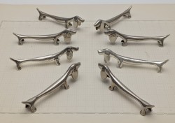 Подставки под столовые приборы Таксы 8 шт. (A941)