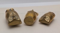 Фигурки винтажные Семейство сов 3 шт. (B236)