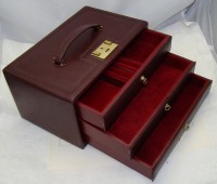 Шкатулка несессер дорожный для украшений (V958)