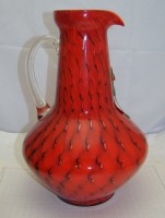 Кувшин большой винтажный Opaline de Florence (W031)