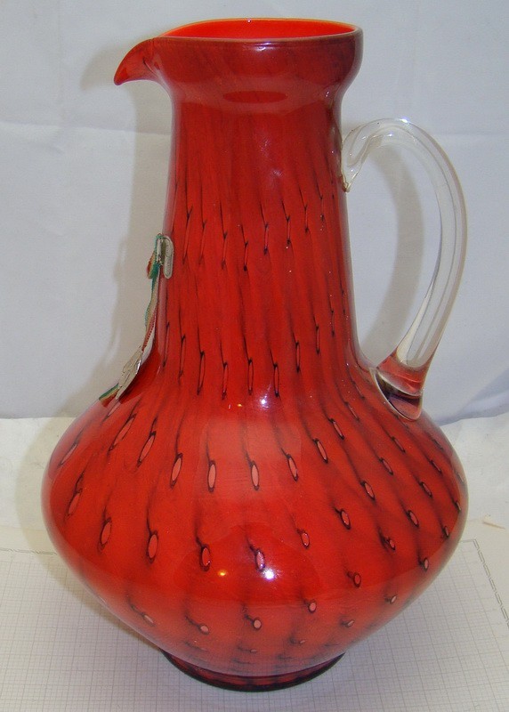 Кувшин большой винтажный Opaline de Florence (W031)