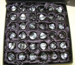 Diamant кристаллы для украшения праздничного стола 36 шт. (X969)