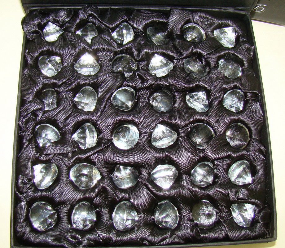 Diamant кристаллы для украшения праздничного стола 36 шт. (X969)