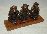 Фигурка Три обезьяны (Y123)