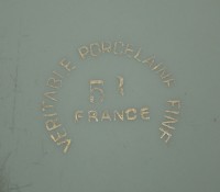 Блюдо подносик винтажный France Veritable Porcelaine fine (M657)
