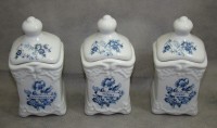 Delfts баночки для специй фарфоровые винтажные (M169)
