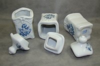 Delfts баночки для специй фарфоровые винтажные (M169)