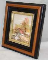 Картина маленькая пейзаж Дом (M461)