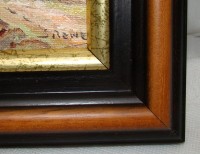 Картина маленькая пейзаж Дом (M461)