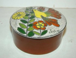 Шкатулка керамическая "Птица" (T764)