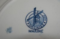 Тарелочки старинные коллекционные Морская серия Франция 7 шт. (A251)