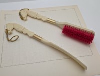 Щетка и рожок для обуви винтажные Лошадь (B042)