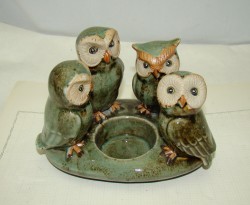 Подставка подсвечник "Совы" (V650)