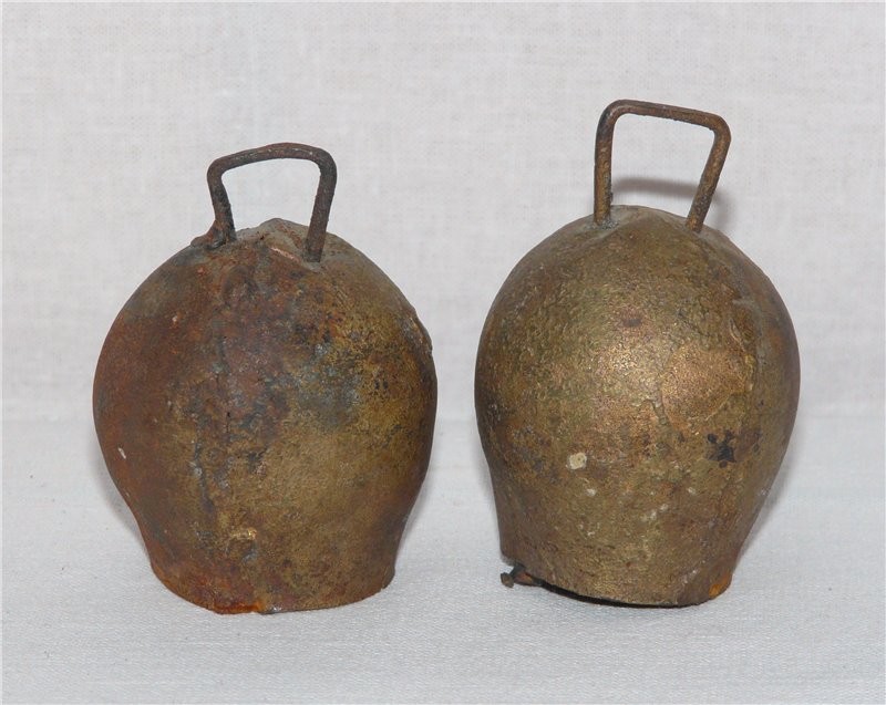 Колокольчики старинные 2 шт. (K552)