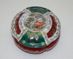 Oscar Schlegelmilch шкатулка фарфоровая винтажная (Y359)