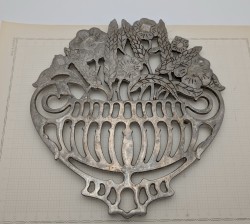 Дизайнерская винтажная подставка под горячее (B043)