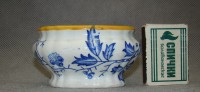 Солонка старинная лоток фаянсовый (W426)